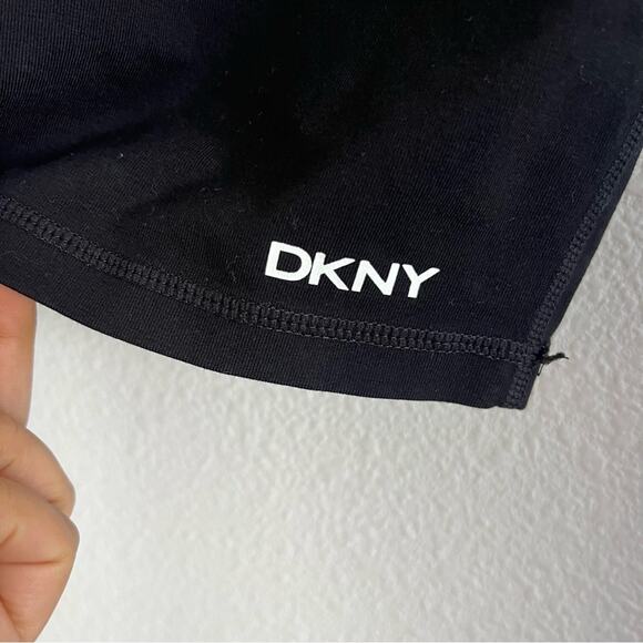 DKNY Racer Back Midi Active Tank Shelf Bra Unpadded Medium - Picture 3 of 4